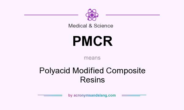 What does PMCR mean? It stands for Polyacid Modified Composite Resins