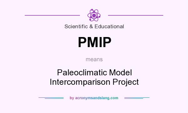 What does PMIP mean? It stands for Paleoclimatic Model Intercomparison Project