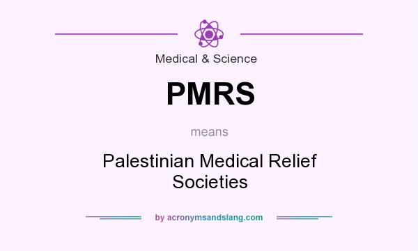 What does PMRS mean? It stands for Palestinian Medical Relief Societies