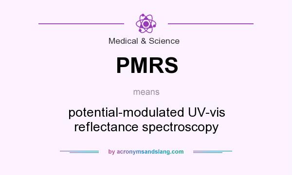 What does PMRS mean? It stands for potential-modulated UV-vis reflectance spectroscopy