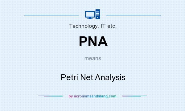 What does PNA mean? It stands for Petri Net Analysis