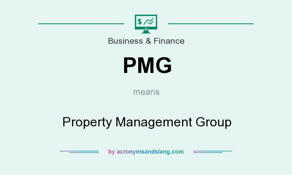What does PMG mean? It stands for Property Management Group