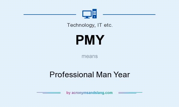 What does PMY mean? It stands for Professional Man Year