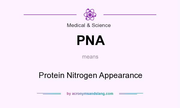 What does PNA mean? It stands for Protein Nitrogen Appearance