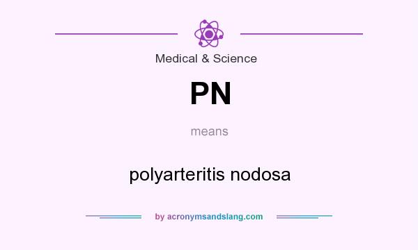 What does PN mean? It stands for polyarteritis nodosa