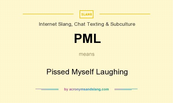 What does PML mean? It stands for Pissed Myself Laughing