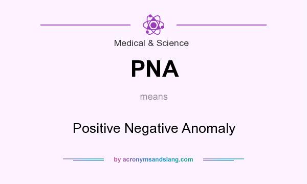 What does PNA mean? It stands for Positive Negative Anomaly