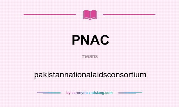 What does PNAC mean? It stands for pakistannationalaidsconsortium