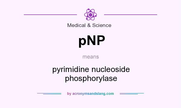 What does pNP mean? It stands for pyrimidine nucleoside phosphorylase