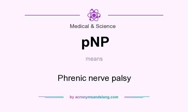 What does pNP mean? It stands for Phrenic nerve palsy