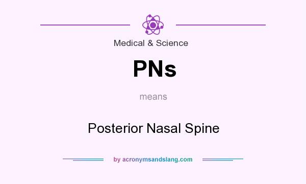 What does PNs mean? It stands for Posterior Nasal Spine