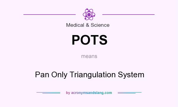 What does POTS mean? It stands for Pan Only Triangulation System
