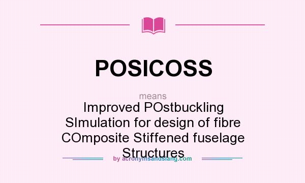 What does POSICOSS mean? It stands for Improved POstbuckling SImulation for design of fibre COmposite Stiffened fuselage Structures