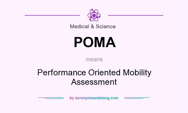 What does POMA mean? It stands for Performance Oriented Mobility Assessment