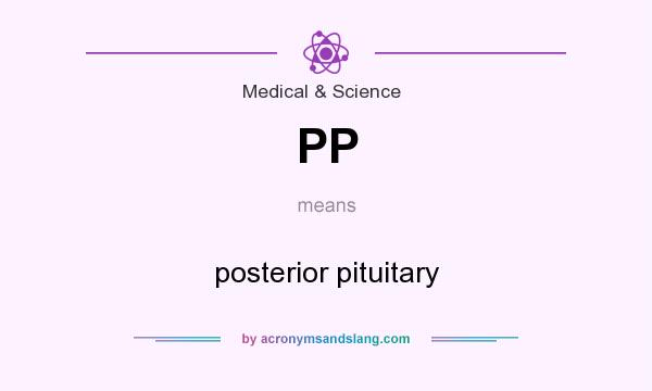 What does PP mean? It stands for posterior pituitary