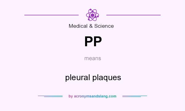 What does PP mean? It stands for pleural plaques