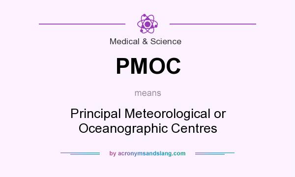 What does PMOC mean? It stands for Principal Meteorological or Oceanographic Centres