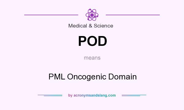 What does POD mean? It stands for PML Oncogenic Domain