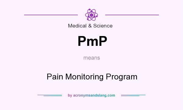 What does PmP mean? It stands for Pain Monitoring Program