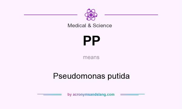 What does PP mean? It stands for Pseudomonas putida