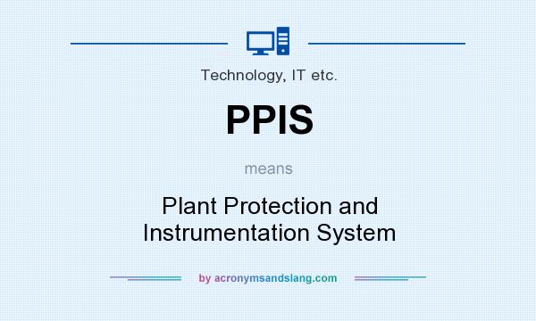 What does PPIS mean? It stands for Plant Protection and Instrumentation System