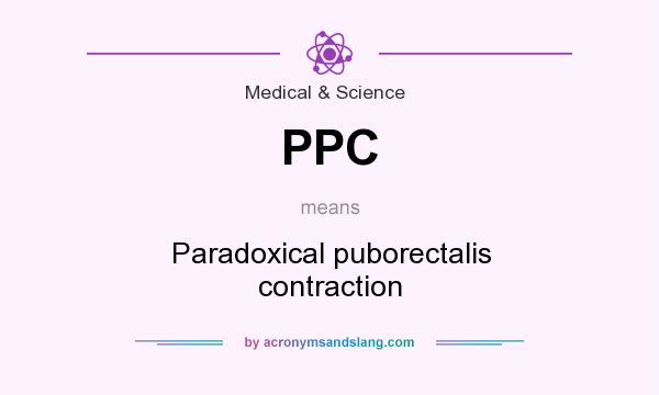 What does PPC mean? It stands for Paradoxical puborectalis contraction