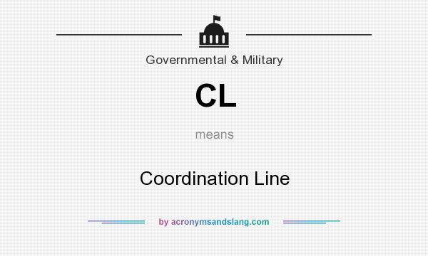 What does CL mean? It stands for Coordination Line