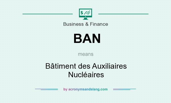 What does BAN mean? It stands for Bâtiment des Auxiliaires Nucléaires