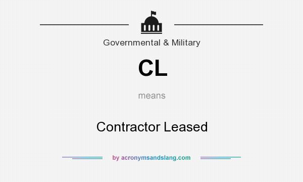 What does CL mean? It stands for Contractor Leased