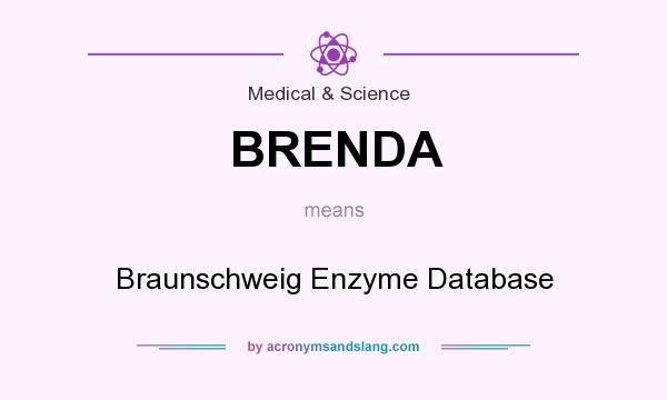What does BRENDA mean? It stands for Braunschweig Enzyme Database