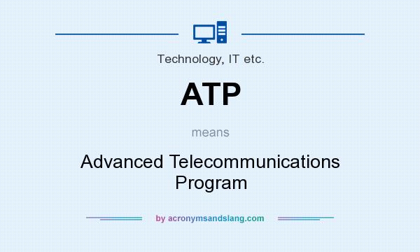 What does ATP mean? It stands for Advanced Telecommunications Program