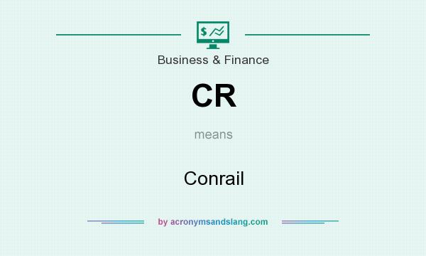 What does CR mean? It stands for Conrail