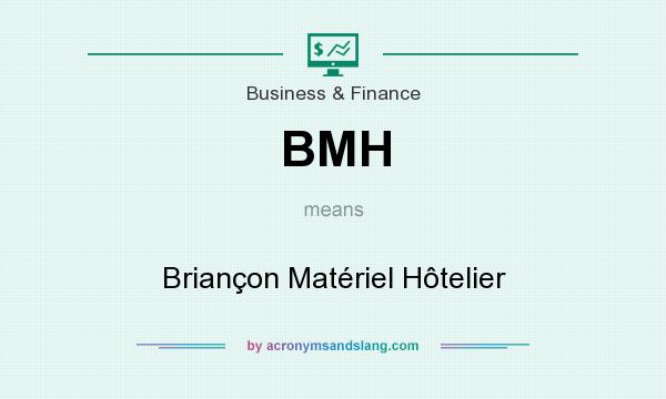 What does BMH mean? It stands for Briançon Matériel Hôtelier