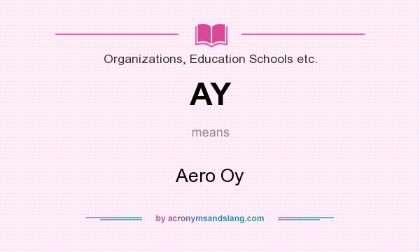 What does AY mean? It stands for Aero Oy