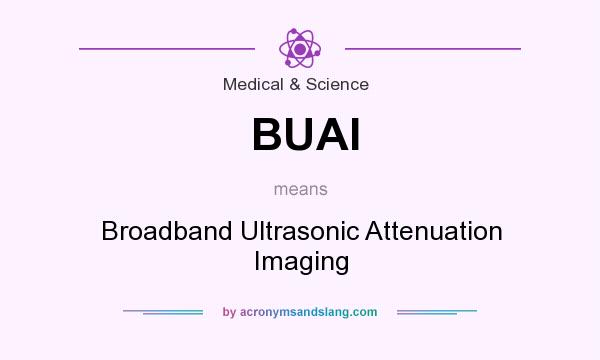 What does BUAI mean? It stands for Broadband Ultrasonic Attenuation Imaging