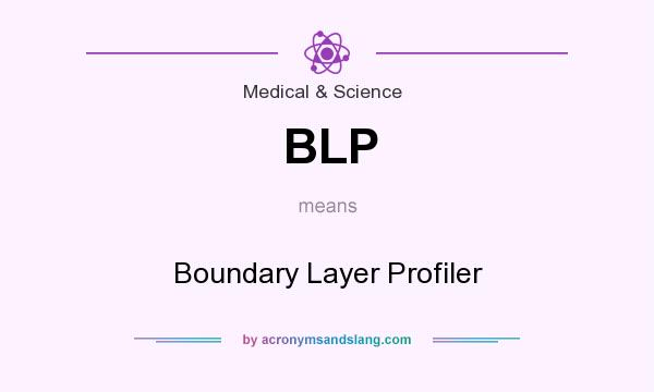 What does BLP mean? It stands for Boundary Layer Profiler