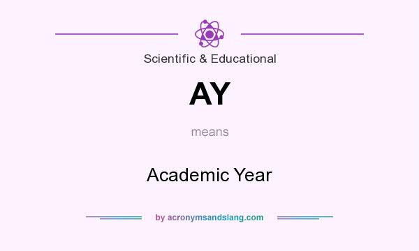 What does AY mean? It stands for Academic Year