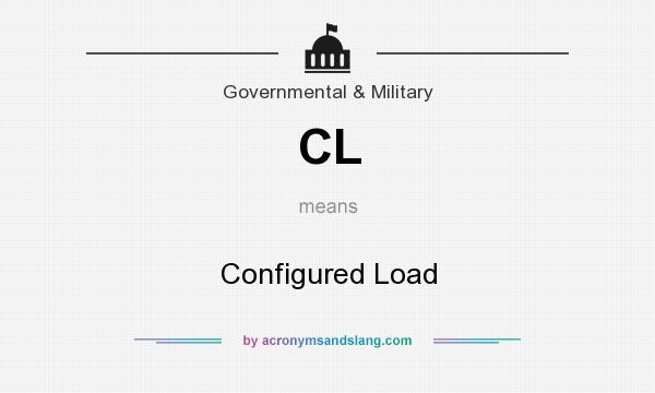 What does CL mean? It stands for Configured Load