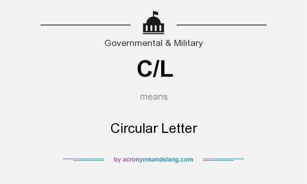 What does C/L mean? It stands for Circular Letter