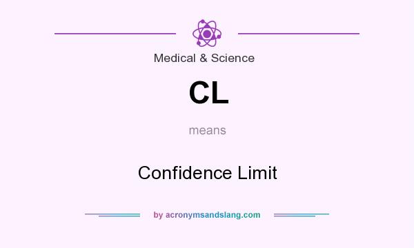What does CL mean? It stands for Confidence Limit