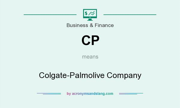 What does CP mean? It stands for Colgate-Palmolive Company