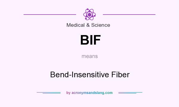 What does BIF mean? It stands for Bend-Insensitive Fiber