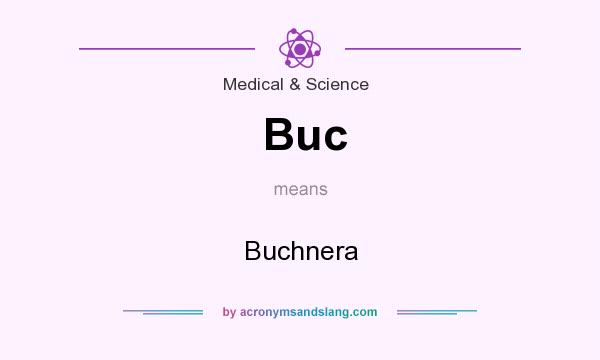 What does Buc mean? It stands for Buchnera
