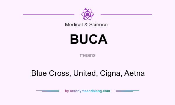 What does BUCA mean? It stands for Blue Cross, United, Cigna, Aetna