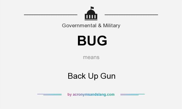 What does BUG mean? It stands for Back Up Gun