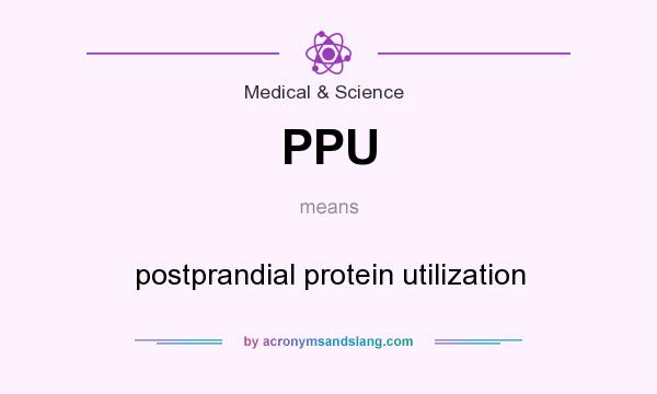 What does PPU mean? It stands for postprandial protein utilization