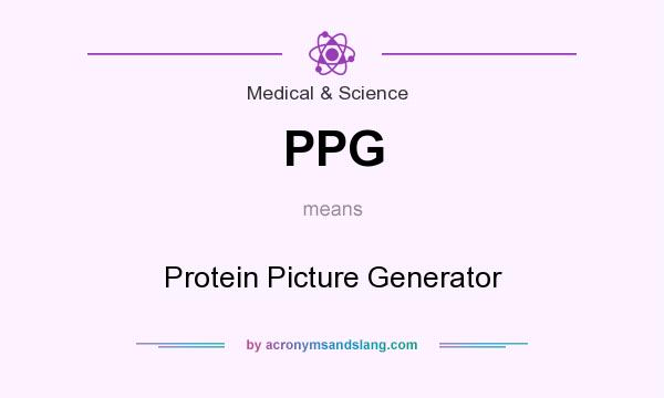 What does PPG mean? It stands for Protein Picture Generator