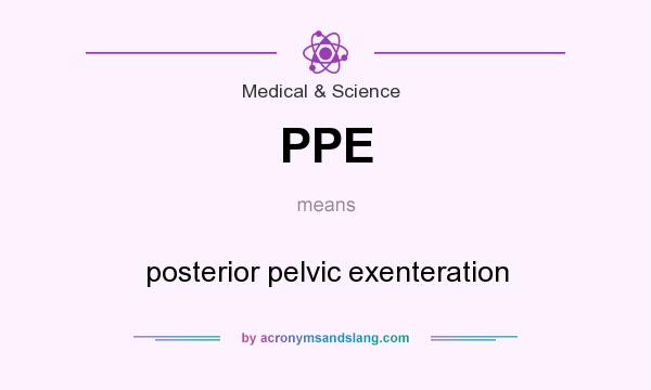 What does PPE mean? It stands for posterior pelvic exenteration