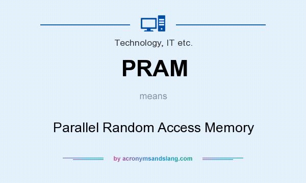 What does PRAM mean? It stands for Parallel Random Access Memory