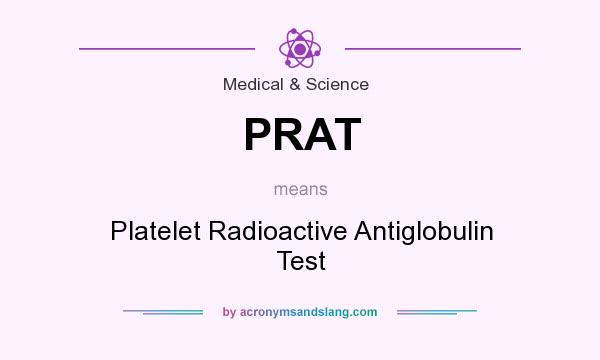 What does PRAT mean? It stands for Platelet Radioactive Antiglobulin Test